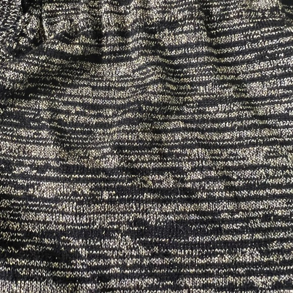 Jones New York Signature Metallic Knit Cardigan Tie Front Womens Size Large - Picture 9 of 9